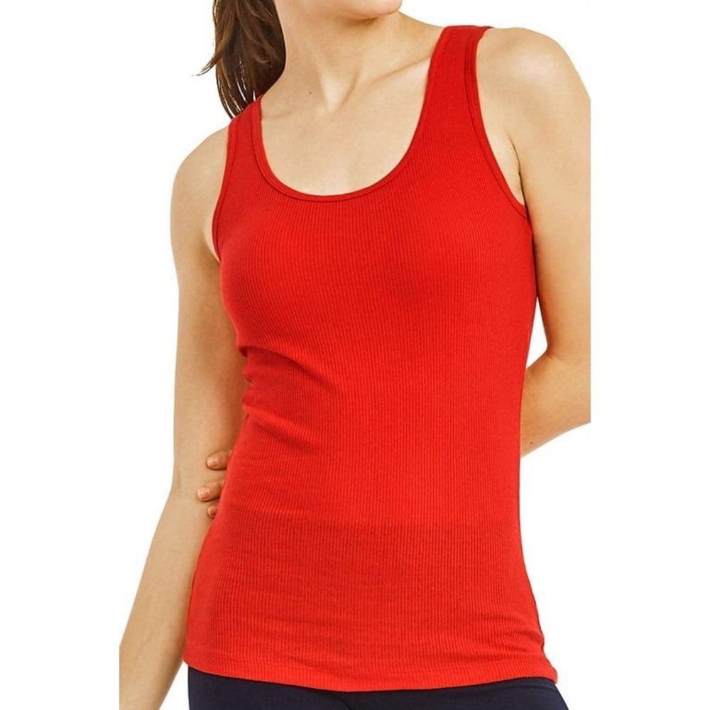 Ralph Lauren Women’s Ribbed Red Tank Top Size XXL NWT